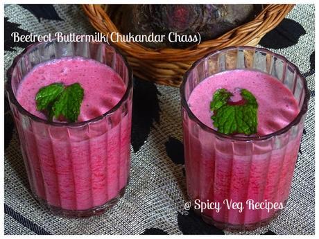 Beverages, fusion, Miscell aneous, Summer Recipes, Quick Recipes, Beetroot Buttermilk (Chukandar Chaas)Recipe, How to makeBeetroot Buttermilk beet, chukandr, beetroot (Chukandar Chaas)buttermilk, chaas