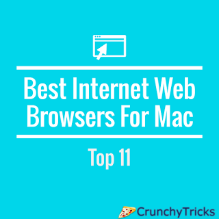 11 Best Internet Web Browsers For Mac OS X