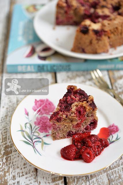 hazelnut raspberry cake gluten dairy free