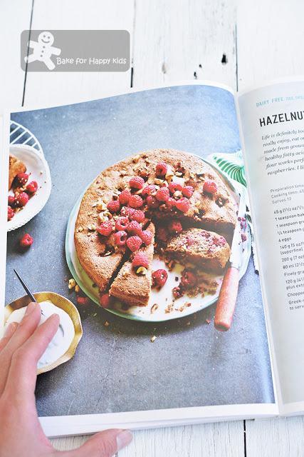 Reduced Fat Hazelnut and Raspberry Cake plus it is Gluten Free and Dairy Free too! (Real Delicious)