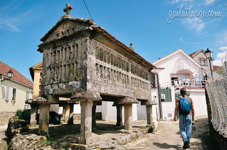 hórreo (granary) in Combarro - Galicia, Spain