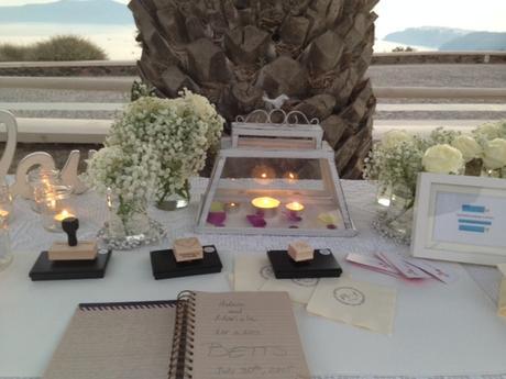 Simply Elegant Santorini Wedding