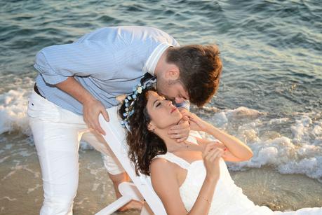My beach wedding in Mykonos at Saint John Hotel