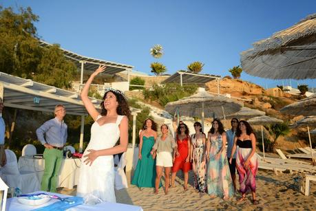 My beach wedding in Mykonos at Saint John Hotel