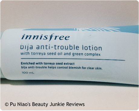 Innisfree Bija Anti-Trouble Lotion