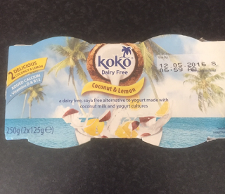 Koko Dairy Free Coconut and Lemon Yogurt