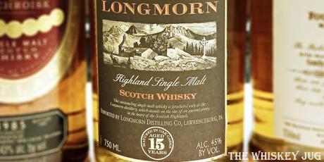 Longmorn 15 Label