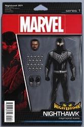 Nighthawk #1 Cover - Christopher Action Figure Variant