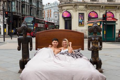Racy Display in Central London as Fertility Statues Cause a Stir
