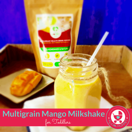 Multigrain Mango Milkshake for Toddlers