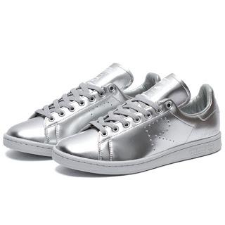 Silver-plated Score:  Adidas X Raf Simons Stan Smith Sneaker