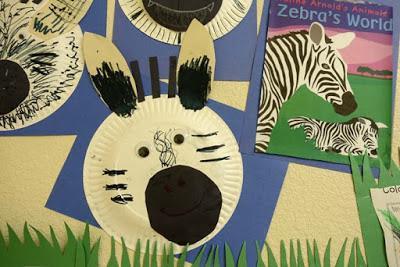 Project: ZEBRA ART with PAPER PLATES