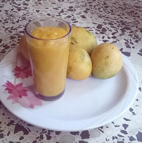 Snack Time: Mango and Ginger Smoothie!