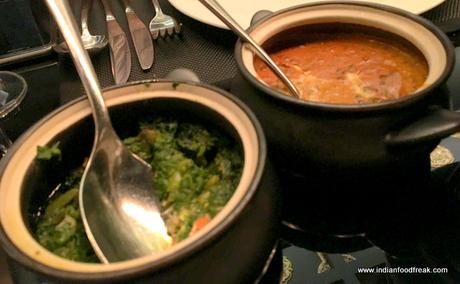 Palak Soya and Dal Makhani