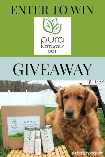 pura naturals pet organic dog products giveaway