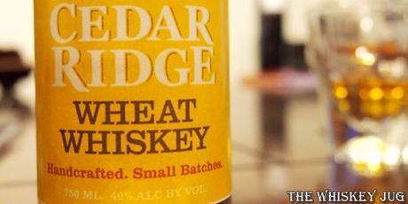 Cedar Ridge Wheat Whiskey Label