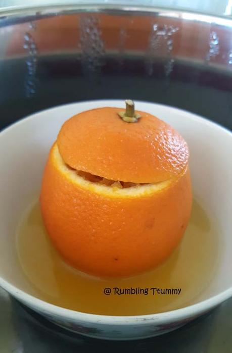 Double boil Orange Remedy (寒咳)