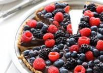 Chocolate Berry Tart (GF, Paleo, Vegan)