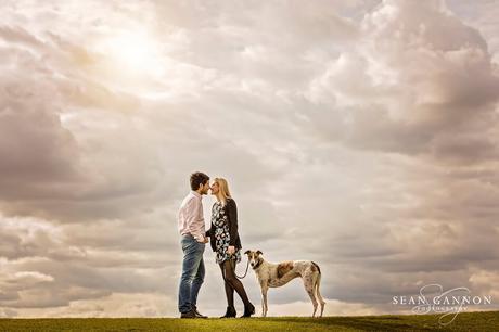 Engagement Photo shoot with dog