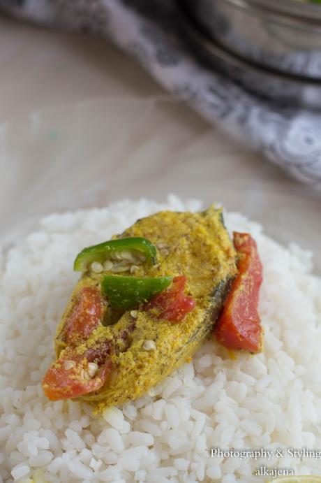 Bhapa Mach- Steamed Fish in Mustard sauce