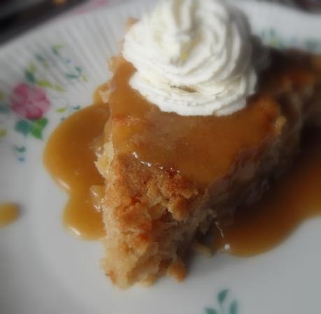 Apple Pie Cake with a Brown Sugar Sauce