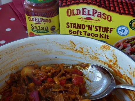 Old El Paso tortilla blogger recipe