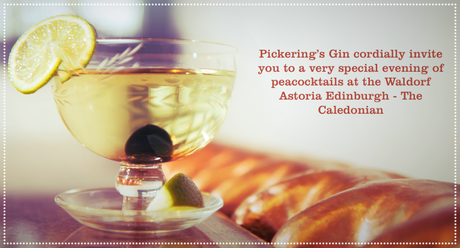 Pickerings gin Edinburgh Waldorf Astoria Glasgow foodie explorers