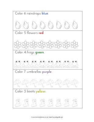 Count & Colour Plus Free Printable