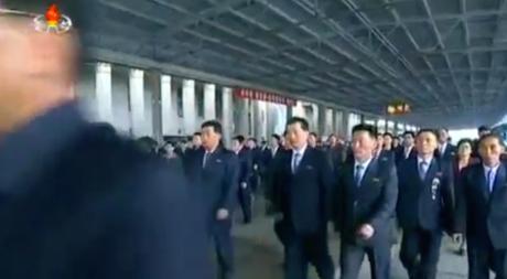 Delegates and observes arrive to attend the 7th Party Congress (Photo: Korean Central Television).