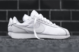 Classically White: Nike Cortez Basic QS 1972 Triple White Sneakers
