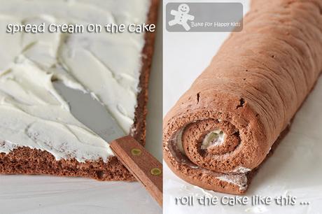 Cottony Soft Chocolate Rice Swiss Roll - Asian Style