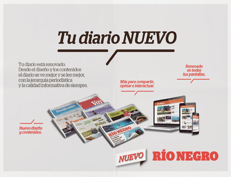 Rio Negro (Argentina): It’s a new look, philosophy for presenting the news