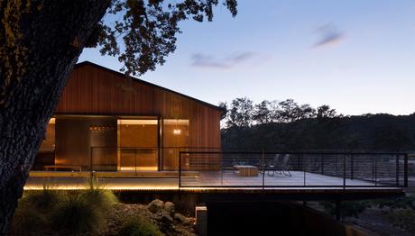 Modern winery in Central California