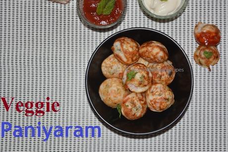 Quick Vegetable Appe Recipe, How to make Vegetable Paddu Recipe