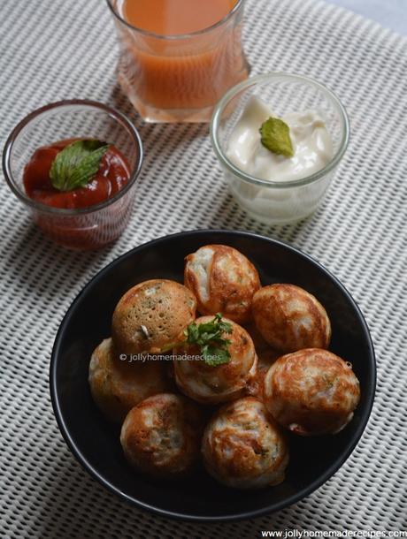 Quick Vegetable Appe Recipe, How to make Vegetable Paddu Recipe