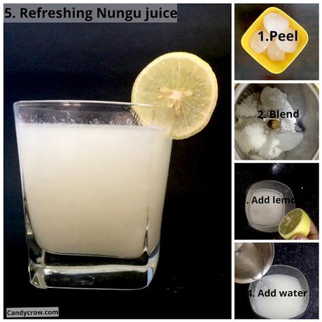 Nungu Juice / Ice Apple Juice Recipe