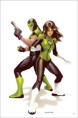Green Lanterns: Rebirth #1 Cover - Garner Variant Green Lanterns: Rebirth #1 Cover - Garner Variant