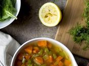 Detox Diet Soup with Carrot Green Beans