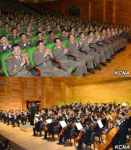 7th Party Congress participants watch a performance of Ode to the Party at Moranbong Theater in Pyongyang on May 4, 2016 (Photo: KCNA).
