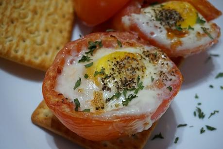 Tomato Cup Egg with Philips Air Fryer
