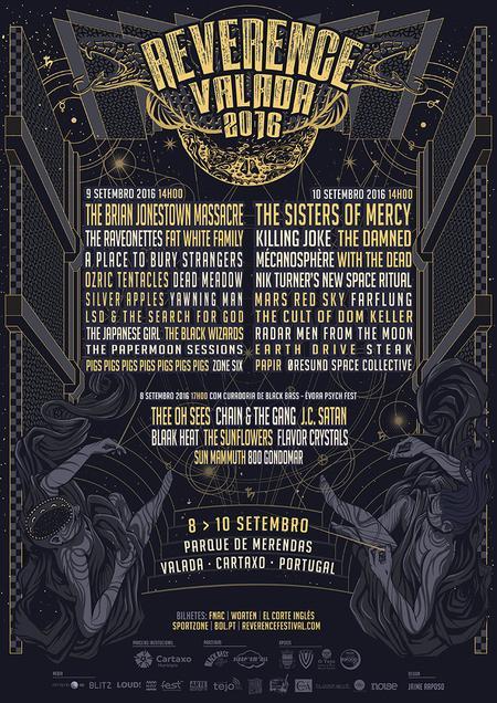 The Sisters Of Mercy, The Brian Jonestown Massacre and more acts confirmed for REVERENCE VALADA 2016