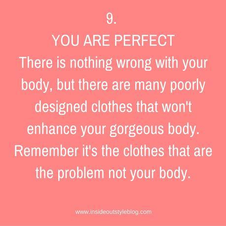 YOU ARE PERFECT - it's not you, it's the clothes - discover why your clothes don't fit