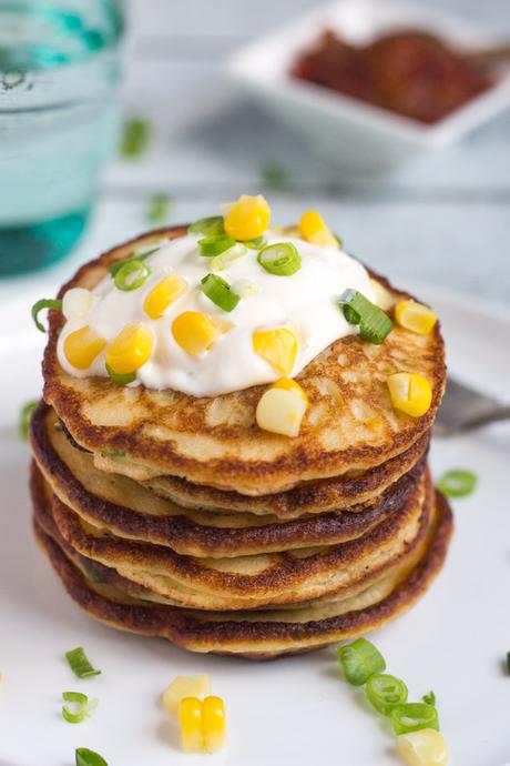 Leftover Mashed Potato and Corn Pancakes