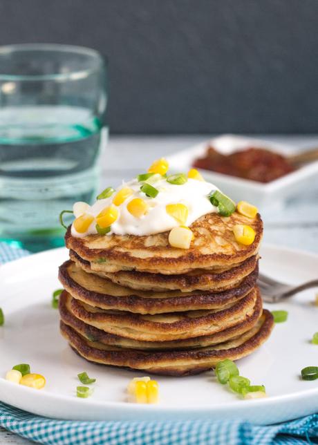 Leftover Mashed Potato and Corn Pancakes