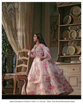 Angela Gheorghiu as Violetta in La Traviata (Photo: Ken Howard/Met Opera)
