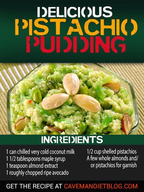 Paleo Dessert Recipes: Pistachio Pudding Ingredient Image