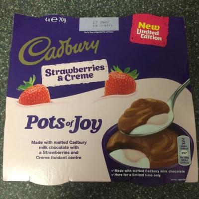 Today's Review: Cadbury Strawberries & Creme Pots Of Joy