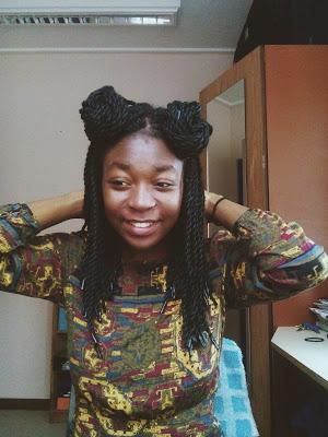 Moesha Inspired - Recycled Senegalese Twists