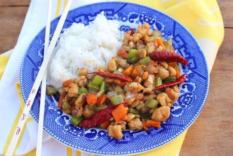 Kung Pao Chicken #SundaySupper Kung Pao Chicken