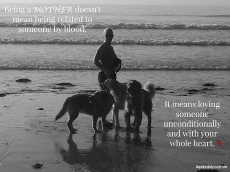 happy dog mom's day #blackandwhitesunday